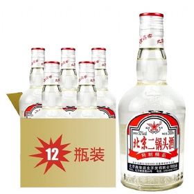 北京二锅头52度300毫升（特制精品12瓶装）