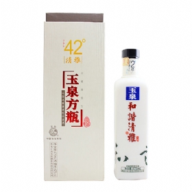 玉泉方瓶42度475毫升（和谐清雅）