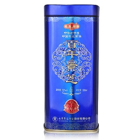 景芝10年52度500毫升（百年景芝 蓝（铁盒装））