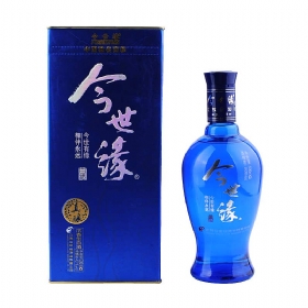 今世缘真酿42度500毫升（高档蓝）