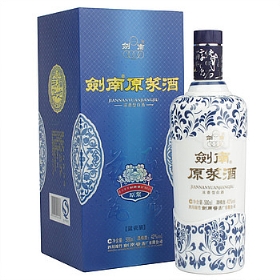 剑南春原浆酒42度500毫升（蓝瓷装）