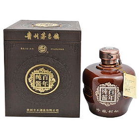 茅台礼品酒50度2500毫升（百年纯酱 珍藏版 坛装）