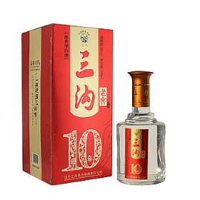 三沟10年老窖52度500毫升（六瓶装）