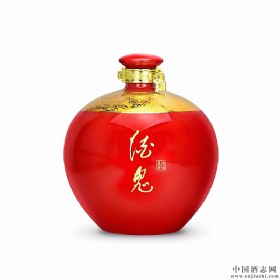 酒鬼酒红日东升七彩系列大坛白酒52°度馥郁香型5000ml