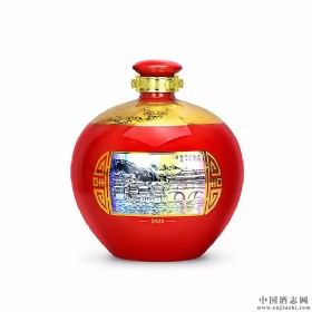 酒鬼酒红日东升七彩系列大坛白酒52°度馥郁香型5000ml